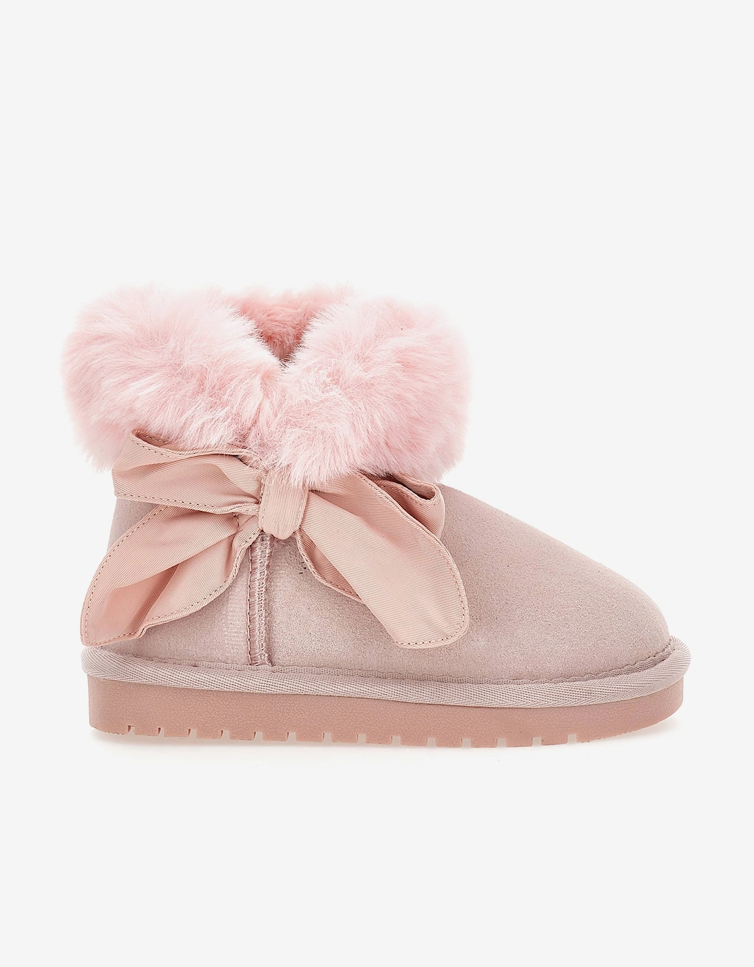 MONNALISA Girl's Monnalisa Girls Suede Bow Boots in Pink