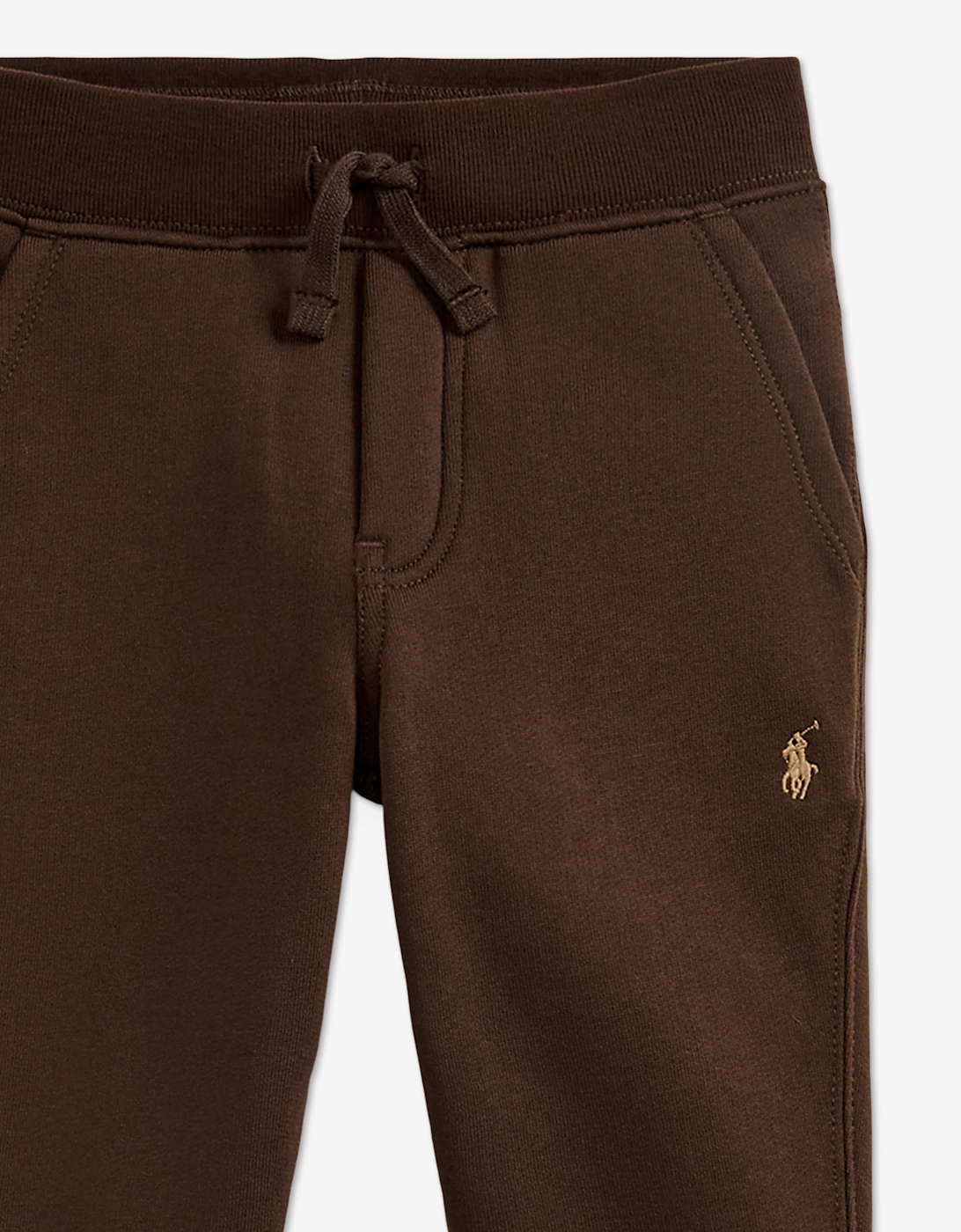 Ralph Lauren Boys Logo Joggers in Brown