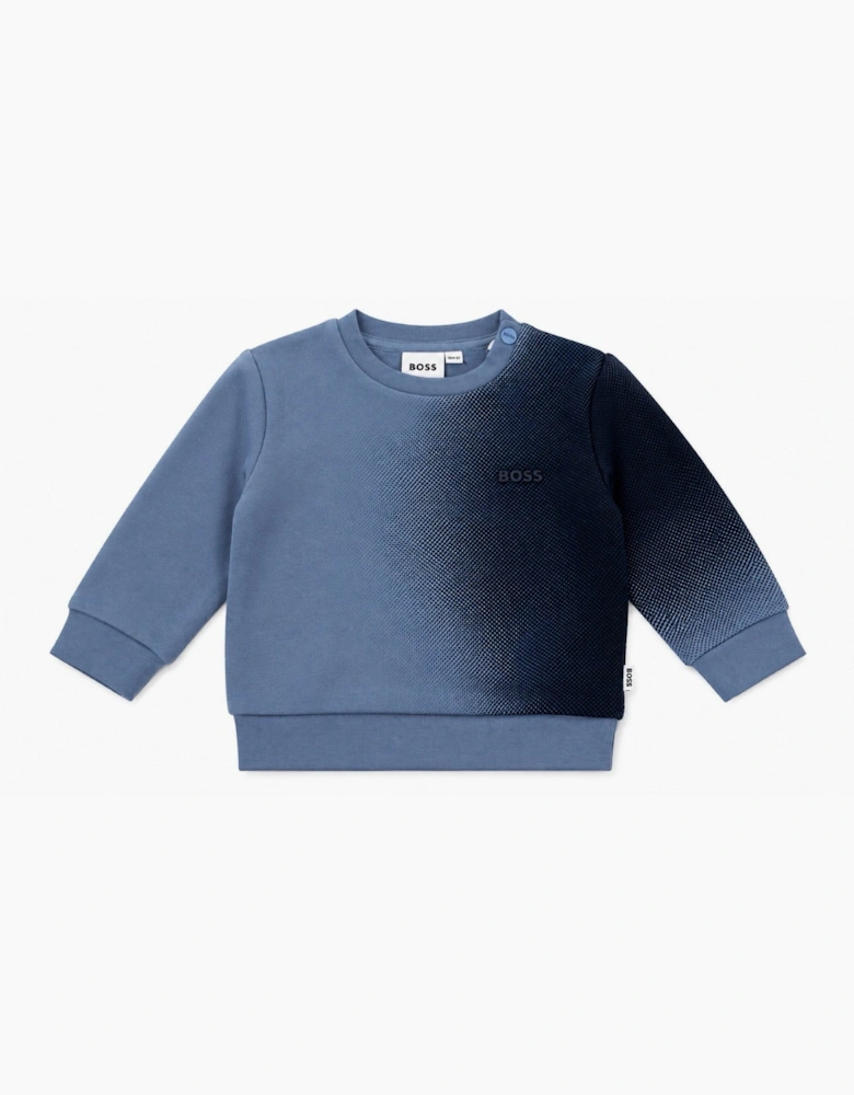 BOSS BABY BOY/TODDLER LAVENDER BLUE SWEATSHIRT J53494