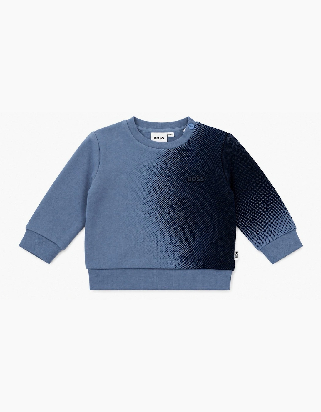 BOSS BABY BOY/TODDLER LAVENDER BLUE SWEATSHIRT J53494
