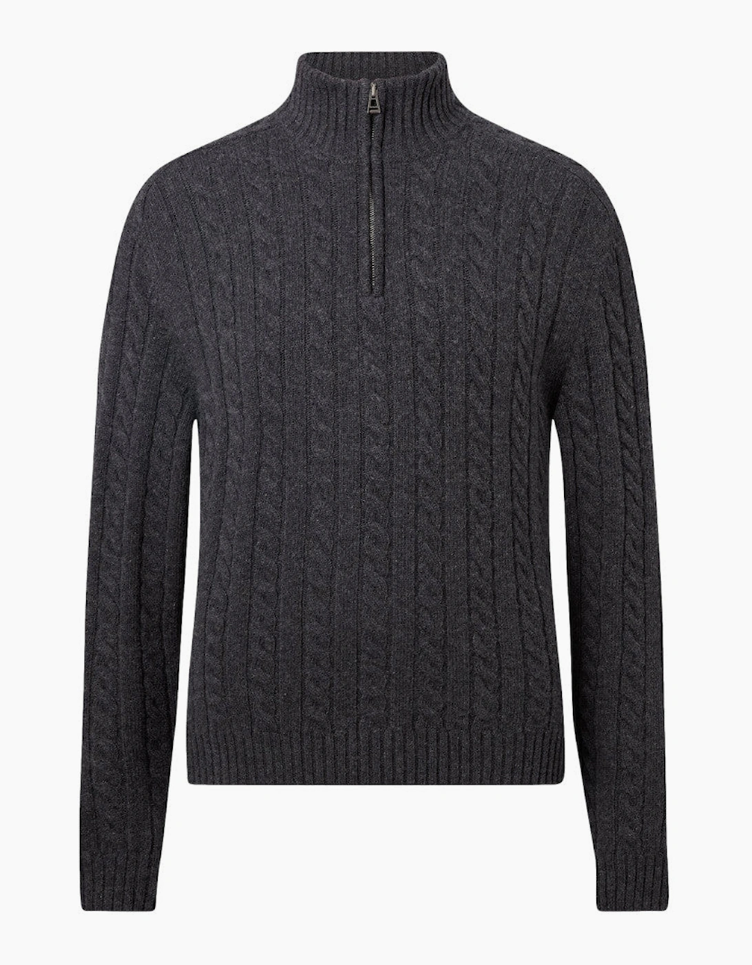 Belstaff Westport Quarter Zip Charcoal melange