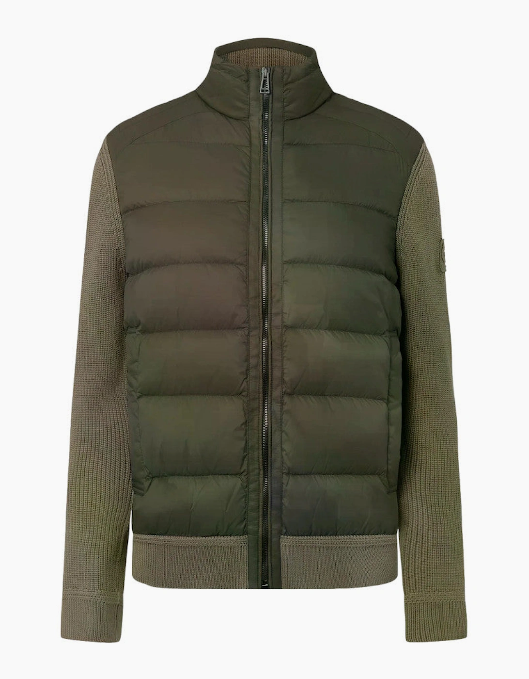 Belstaff Compound Cardigan Down Khaki Green