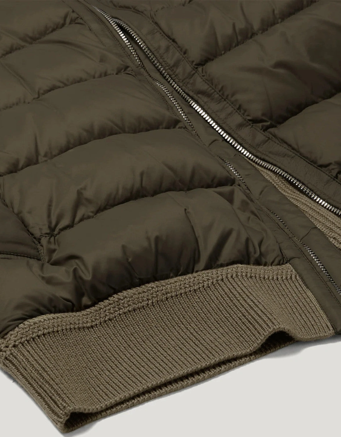 Belstaff Compound Cardigan Down Khaki Green