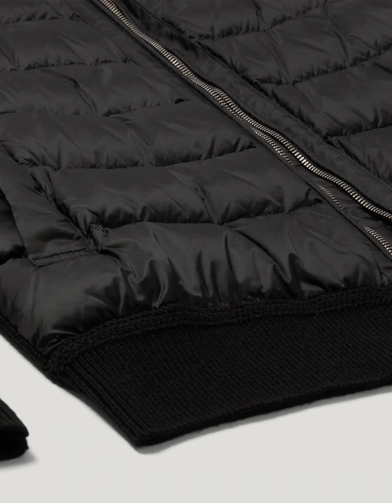 Belstaff Compound Cardigan Down Black
