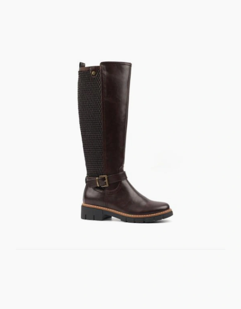 Lunar long boot Diana GLB248 in Brown