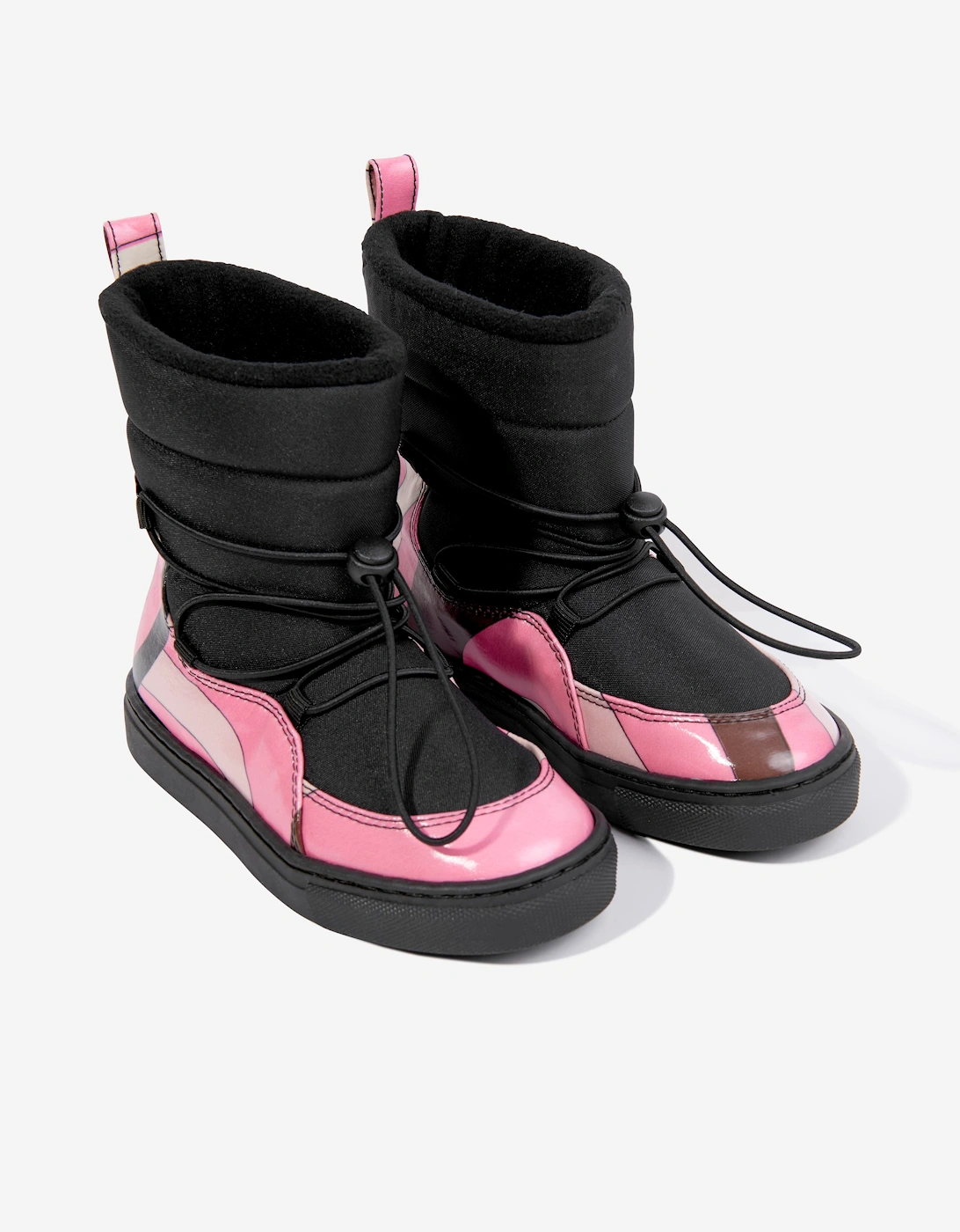 PUCCI Girls Marmo Snow Boots in Black