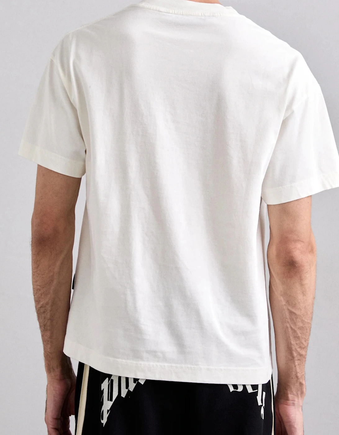 PALM ANGELS SPRAY BEAR TEE OFF-WHITE / RED