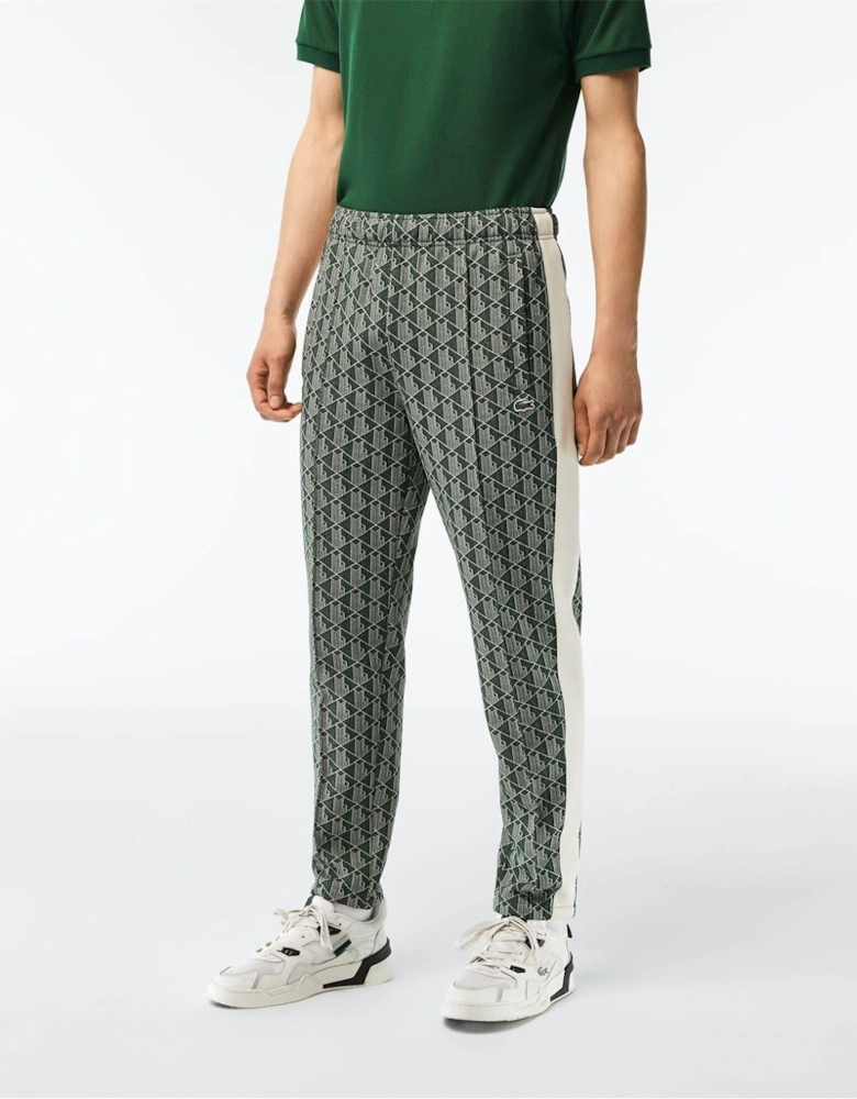 Geometric Patterned Regular Fit Straight Pants