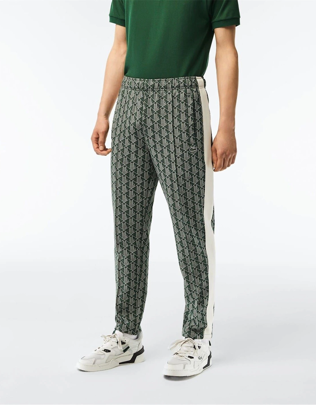 Geometric Patterned Regular Fit Straight Pants