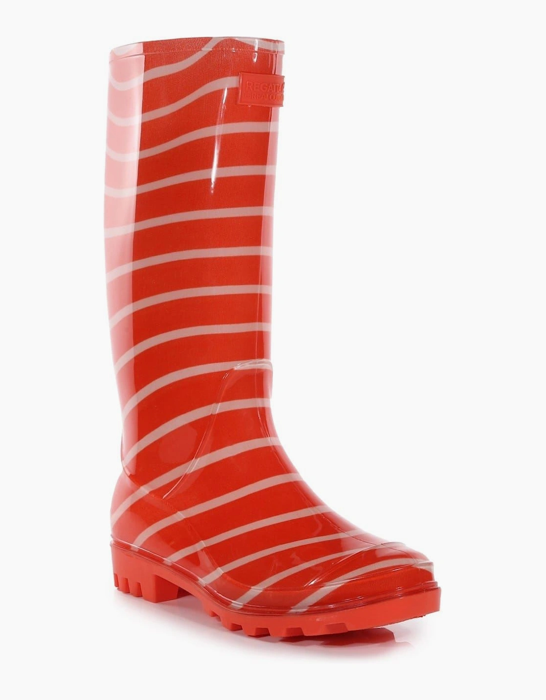 Regatta Women's Crayonstripe Lady Wenlock Stripe Rain Boots - Size 6