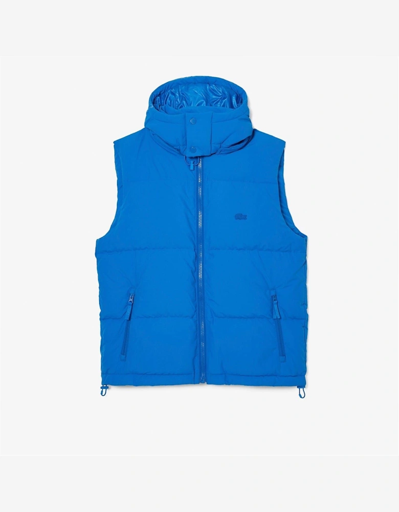 Crocodile Print Hooded Vest