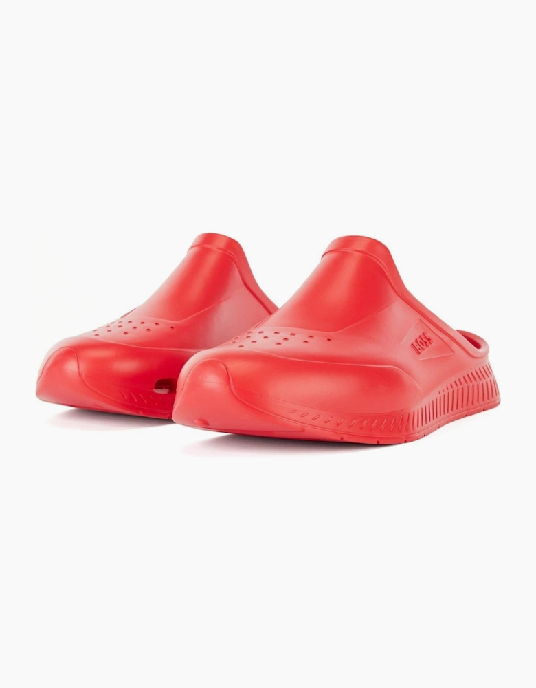 R Rubber Slide Sandals