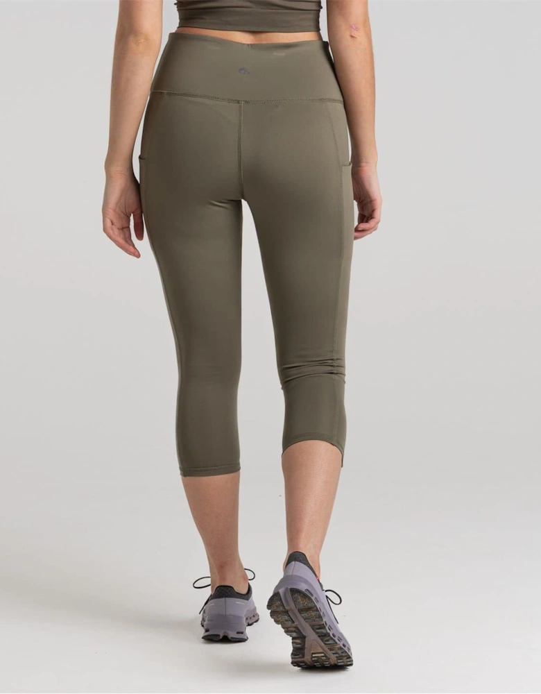 Kiwi Crop Solid Leggings