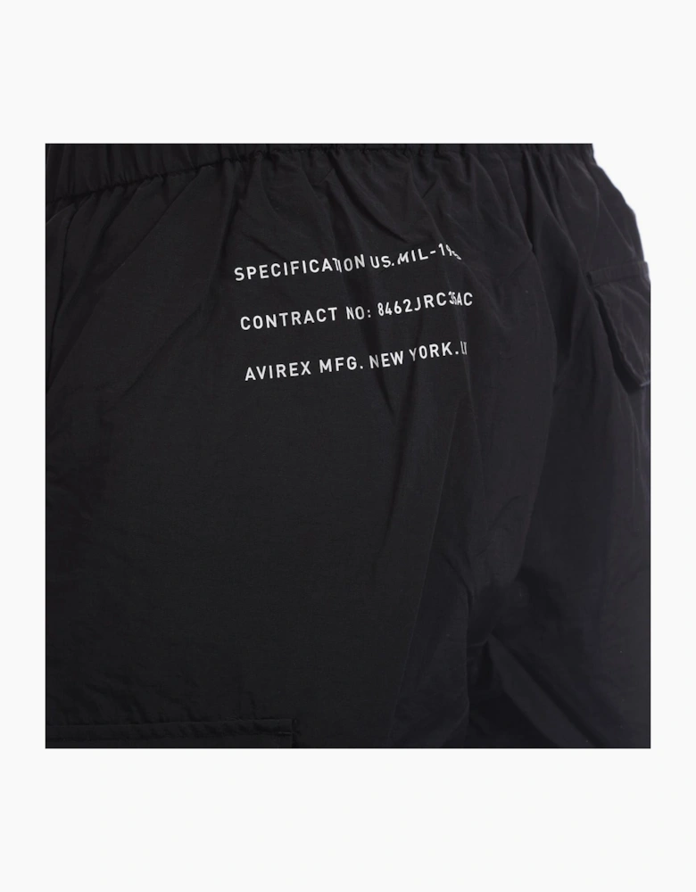 Logo Print Combat Cargo Pants