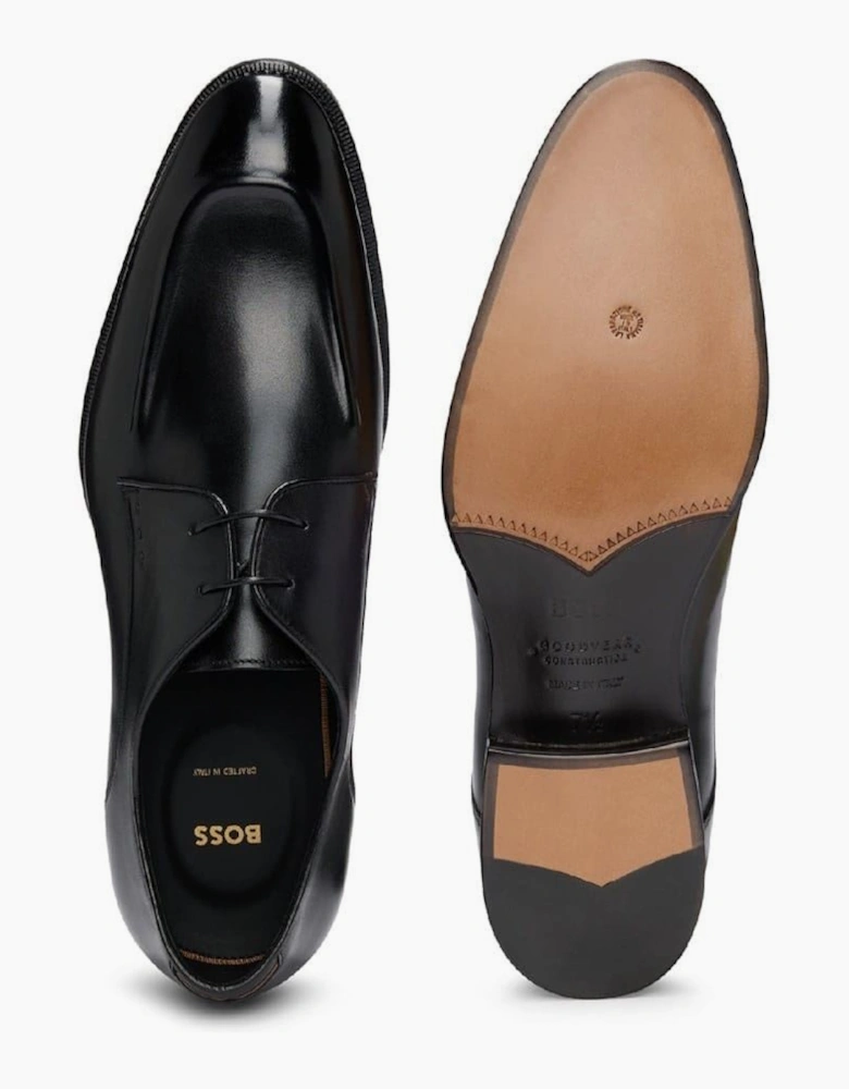 Rill Derb Lace-Up Almond Toe Oxfords