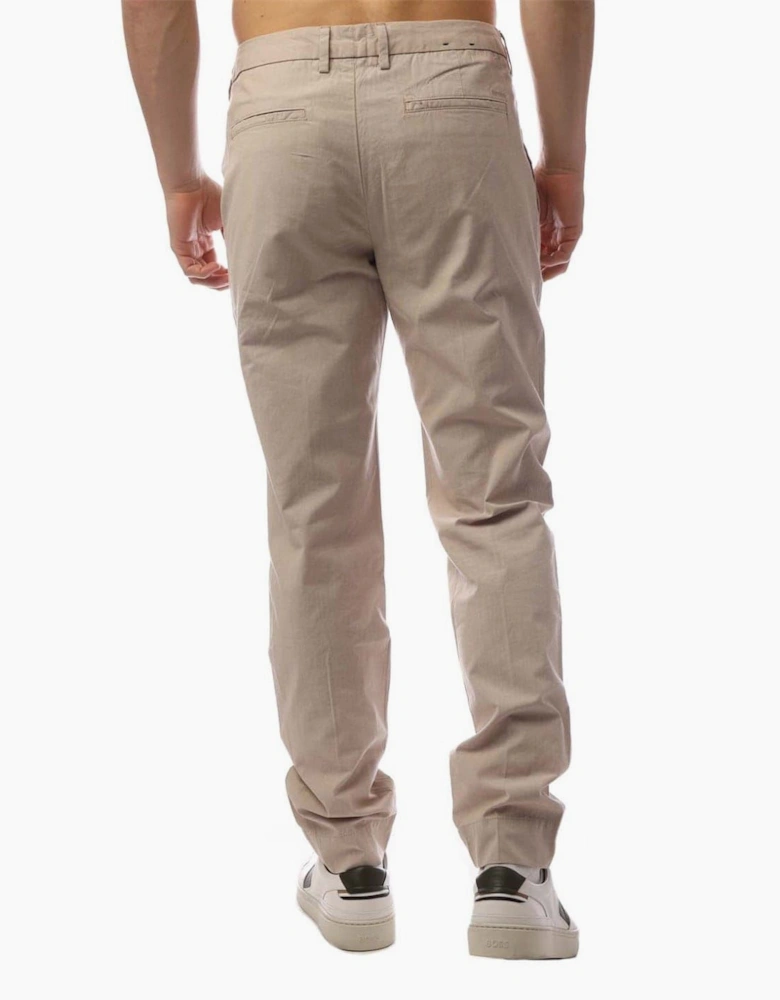 Kaito1 Solid Patterned Slim Trousers