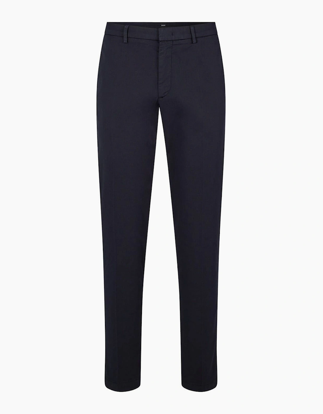 Boss Hugo Boss Men's Kaito1 Solid Patterned Slim Trousers - Navy