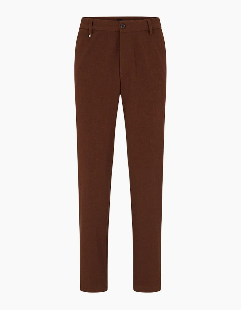 Kane Solid Patterned Slim Cut Trousers