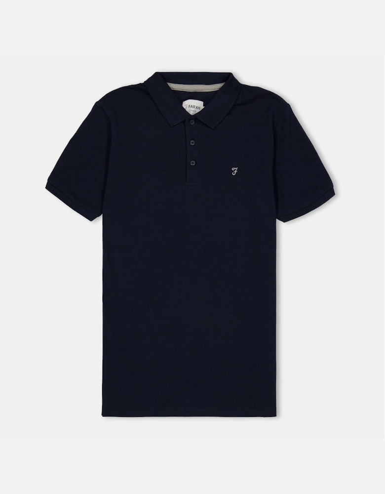 Bugsworth Embroidered Collared Short Sleeve T-Shirt