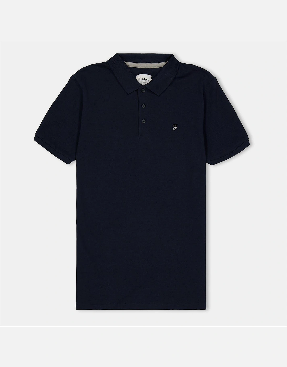Bugsworth Embroidered Collared Short Sleeve T-Shirt
