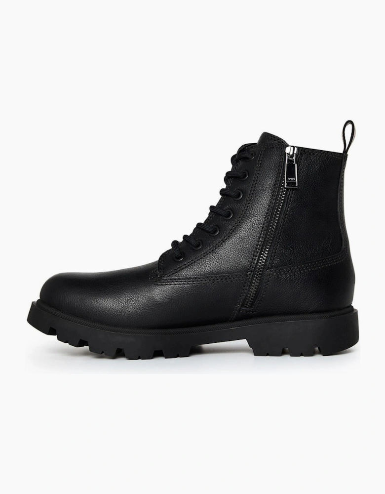 Motorcycle Block Heel Boots
