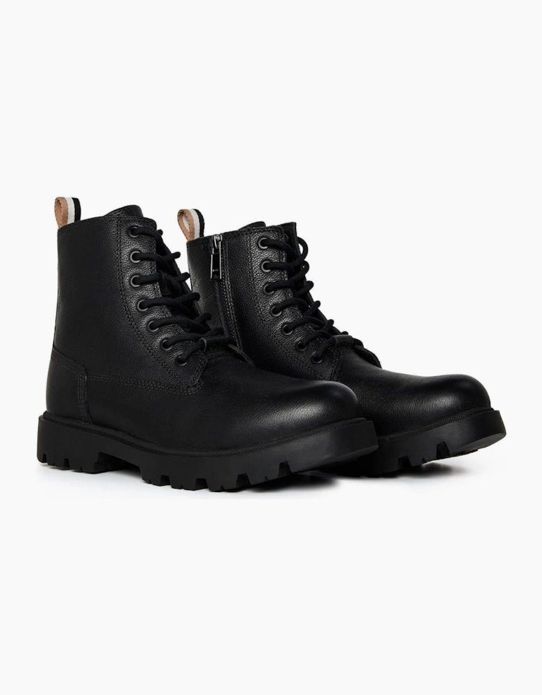 Motorcycle Block Heel Boots
