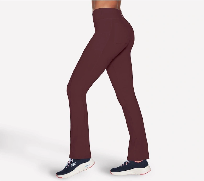 Go Walk Solid Patterned Shapewear Leggings