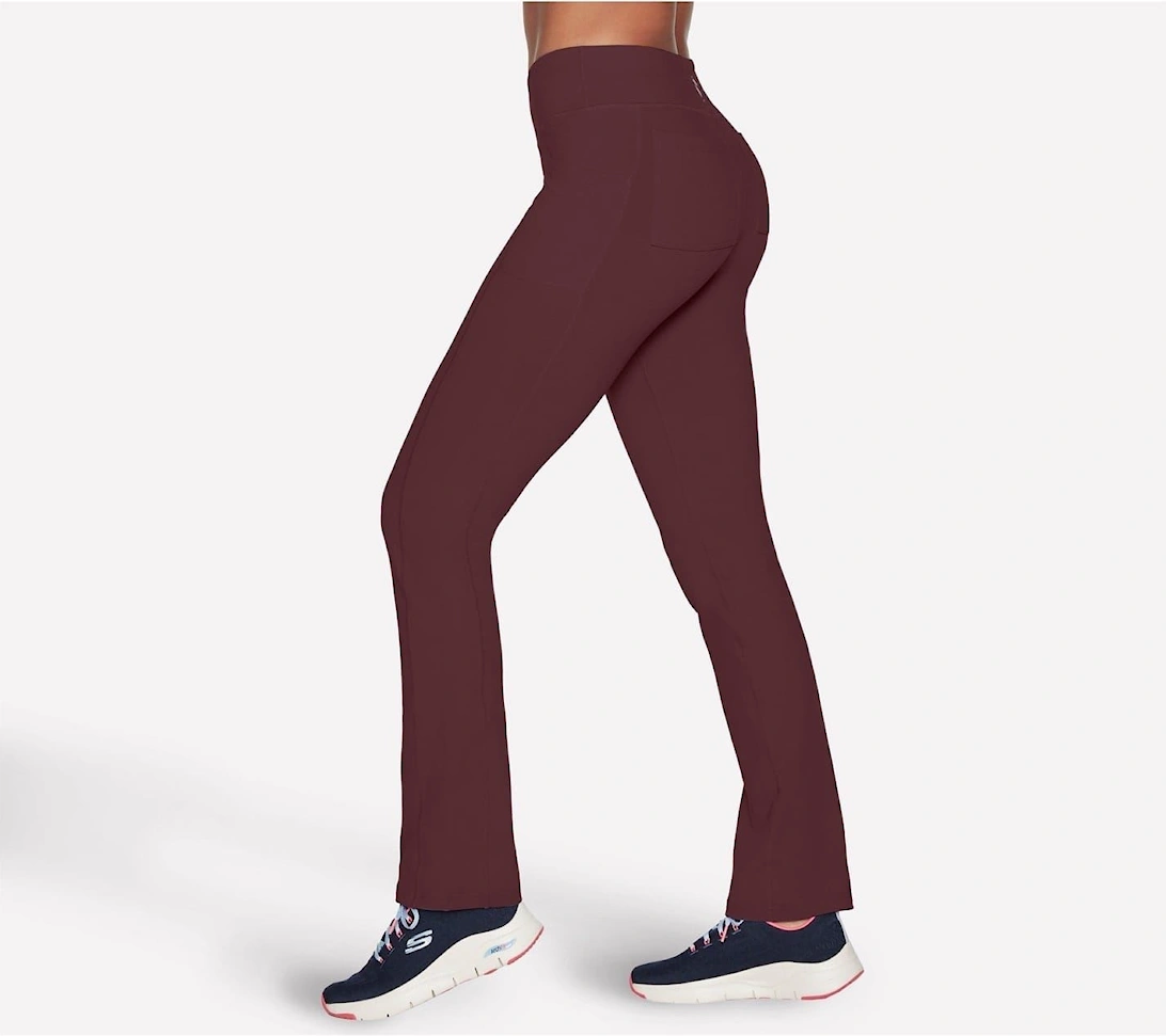 Go Walk Solid Patterned Shapewear Leggings