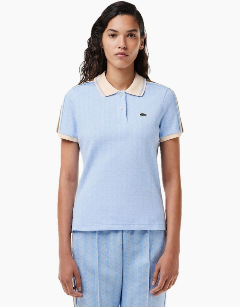Jacquard Slim Fit Polo Shirt