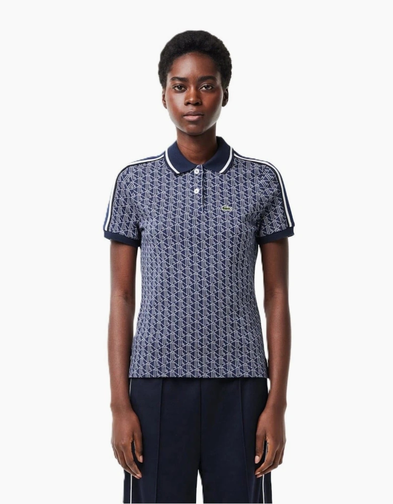 Jacquard Slim Fit Polo Shirt