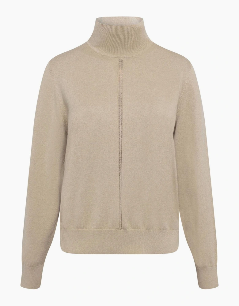 Turtleneck High Collar Long Sleeve Regular Fit Sweater