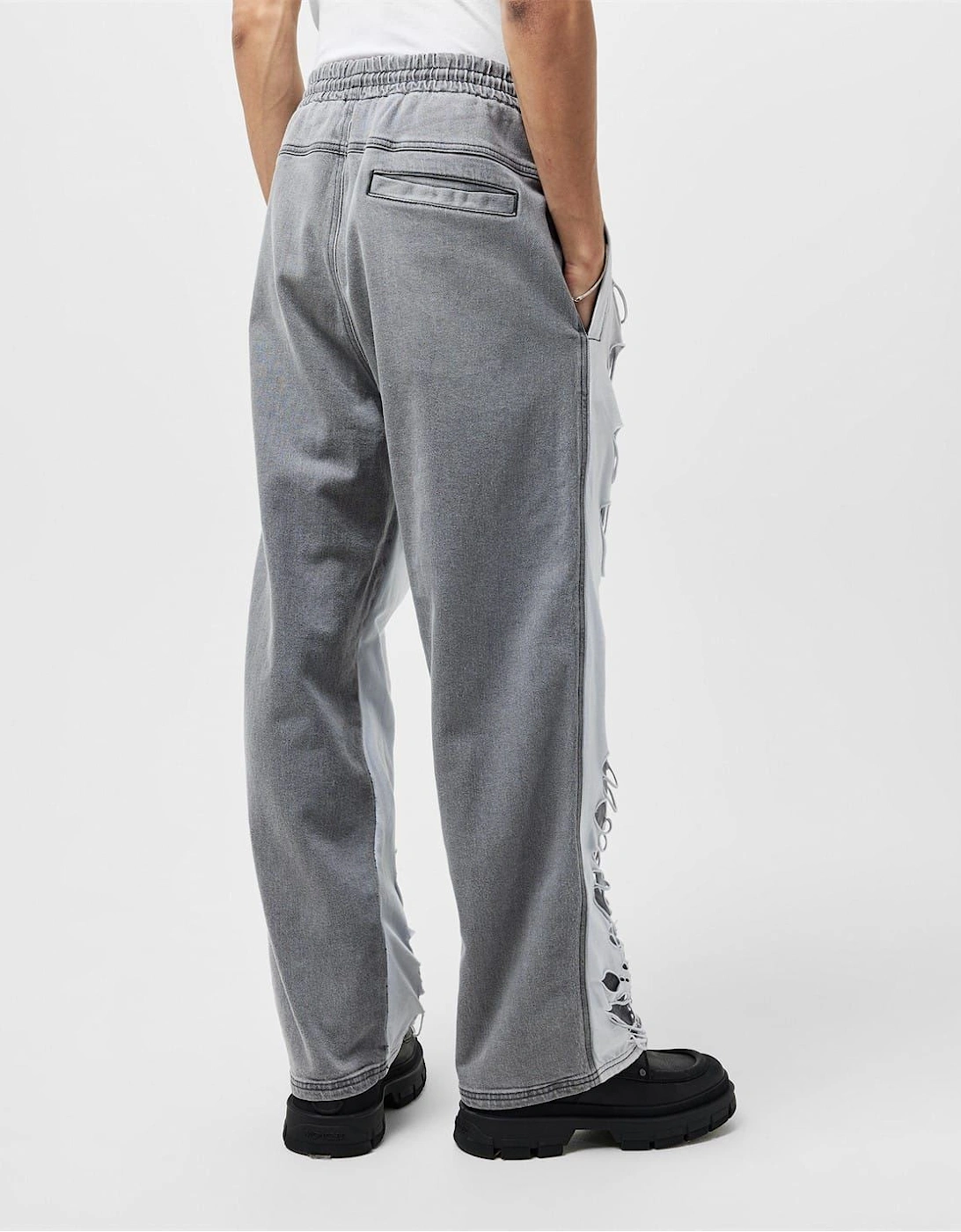Martia Distressed Wide Leg Jeans