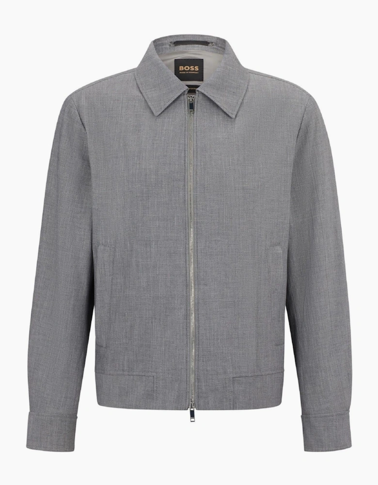 Wing Solid Patterned Softshell Jacket