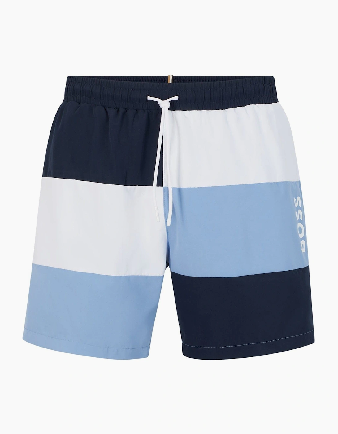 Court Horizontal Stripe Swim Trunk