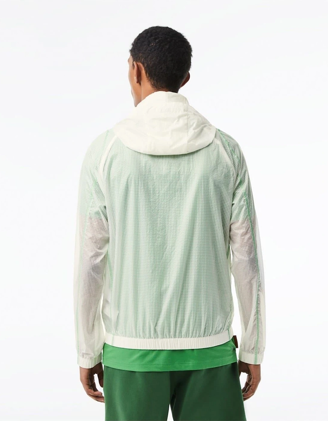Hooded Relaxed Fit Rain Jacket
