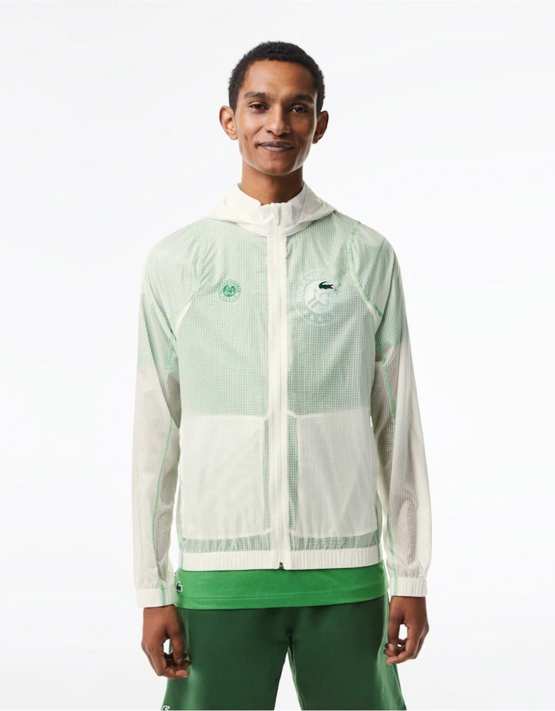 Hooded Relaxed Fit Rain Jacket