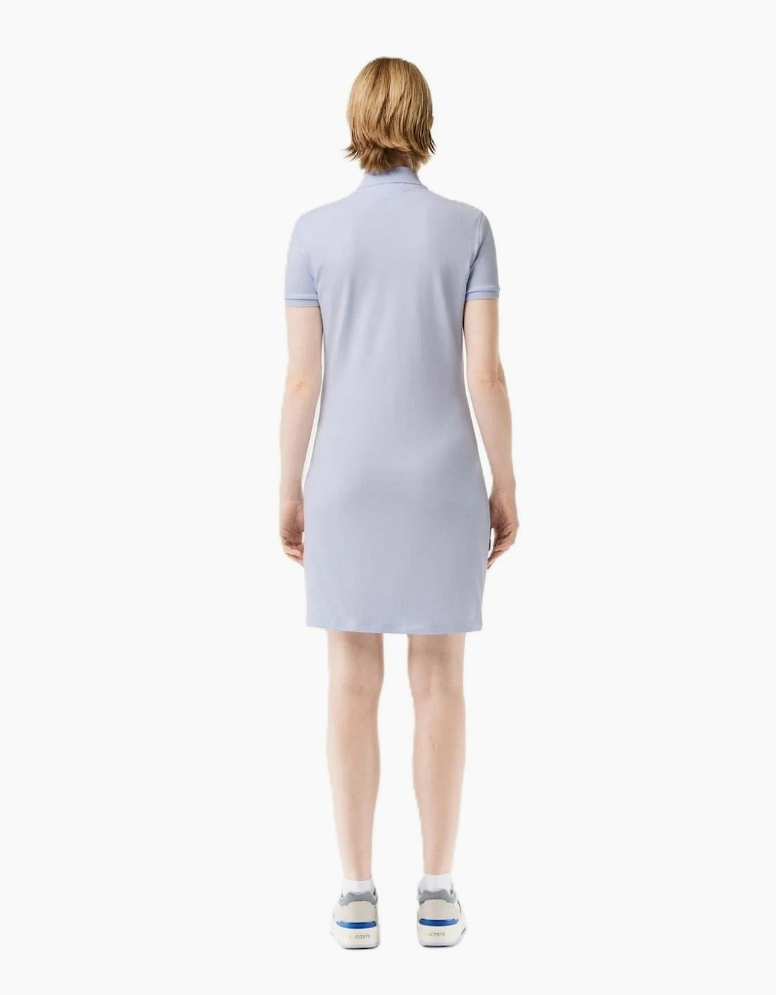 Ef5473 Collared Neck Midi T-Shirt Dress