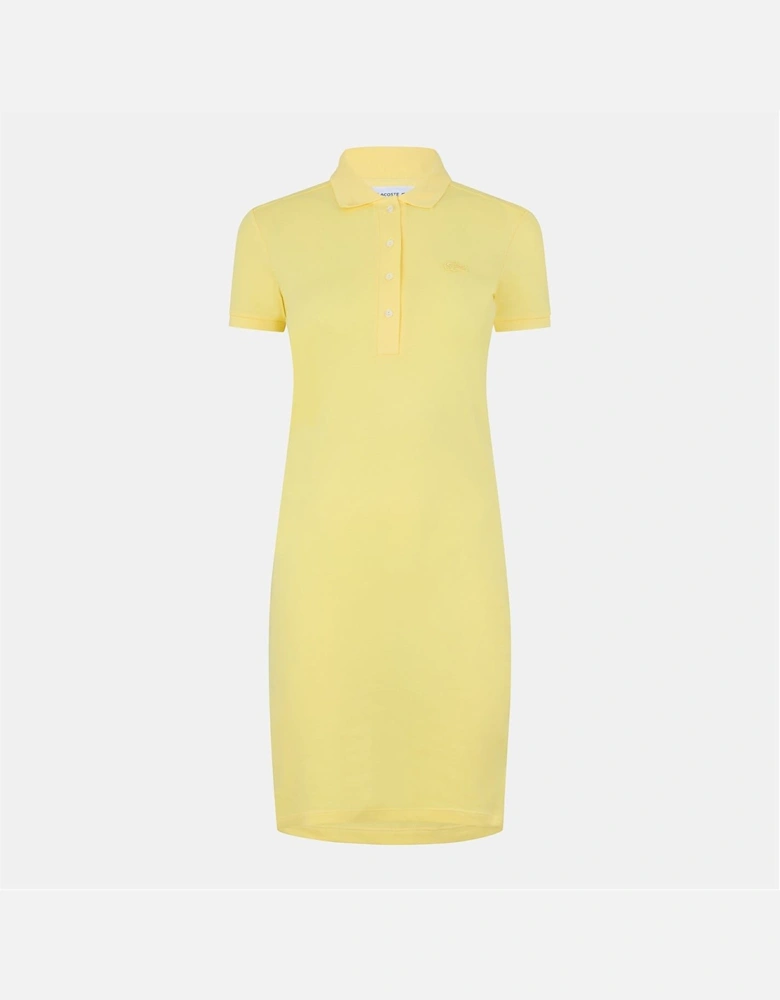 Ef5473 Collared Neck Midi T-Shirt Dress