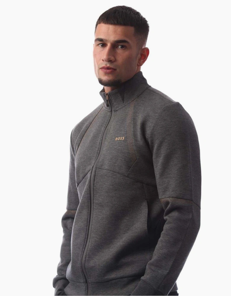 Zip Neck Funnel Sweatshirt
