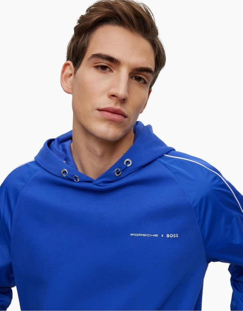 Hooded Neck Raglan Sleeve Sweatshirt