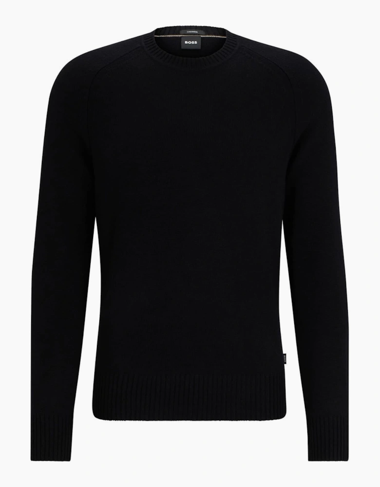 Crew Neck Raglan Long Sleeve Sweater