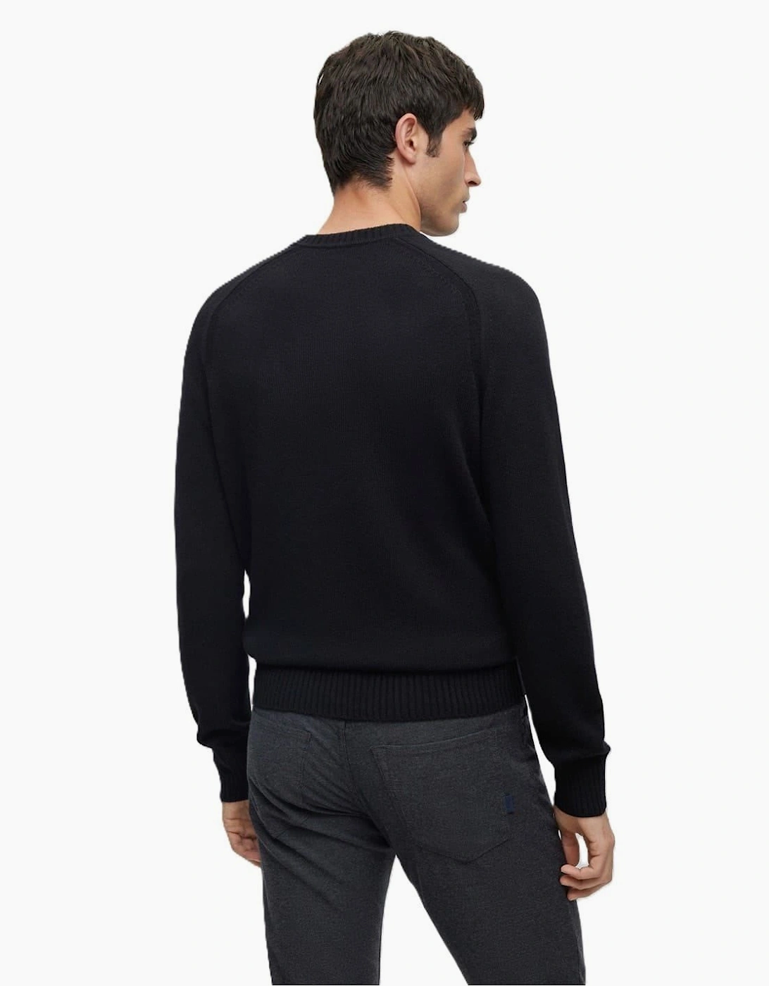 Crew Neck Raglan Long Sleeve Sweater