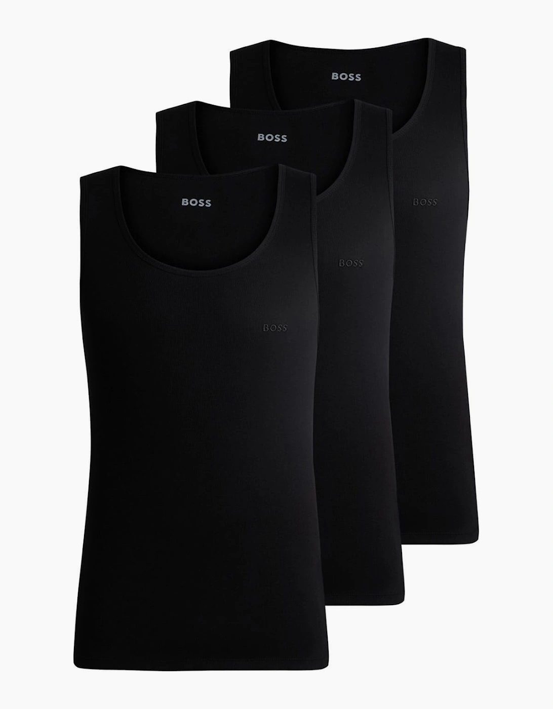 Scoop Neck Regular Fit Rib Tank