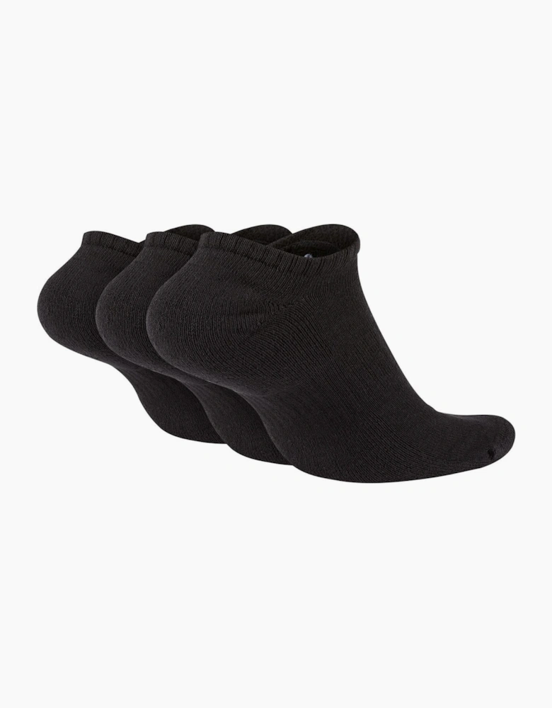 3 Pack Cushioned No Show Socks