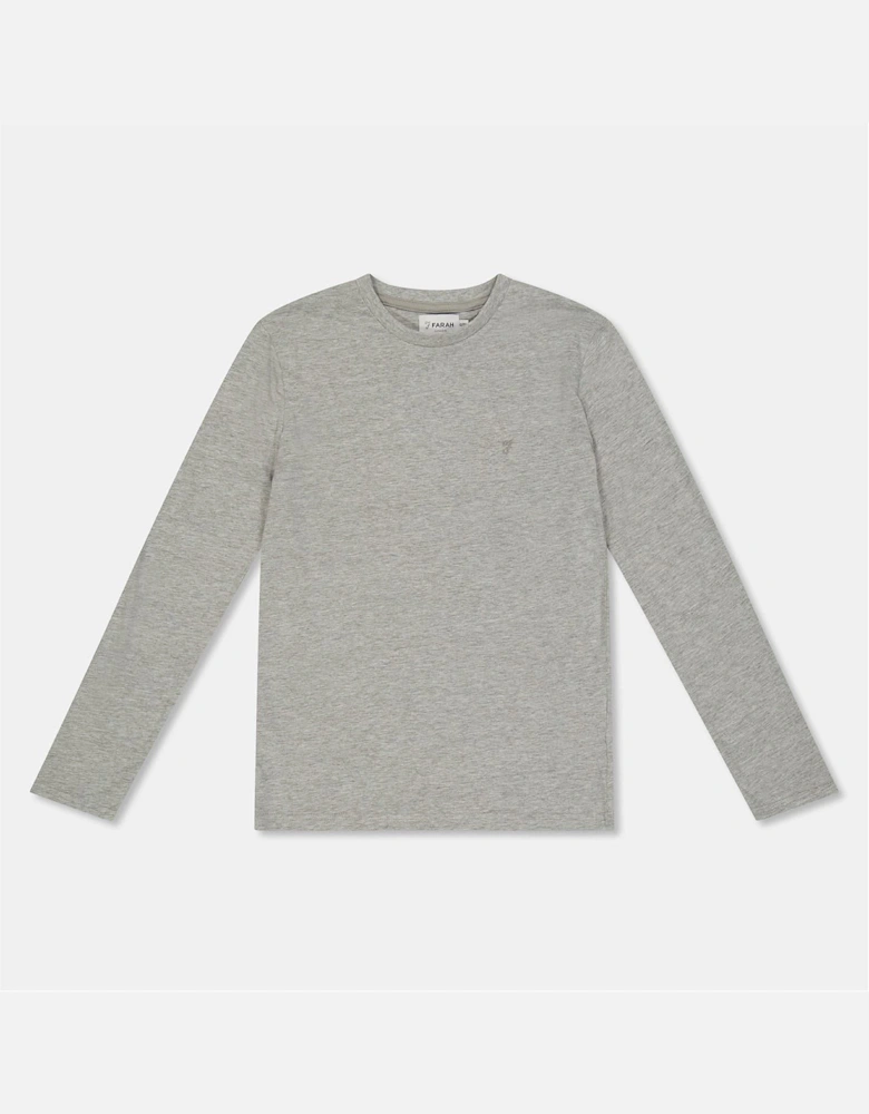 Dnny T Vintage Crew Neck Long Sleeve Jersey T-Shirt