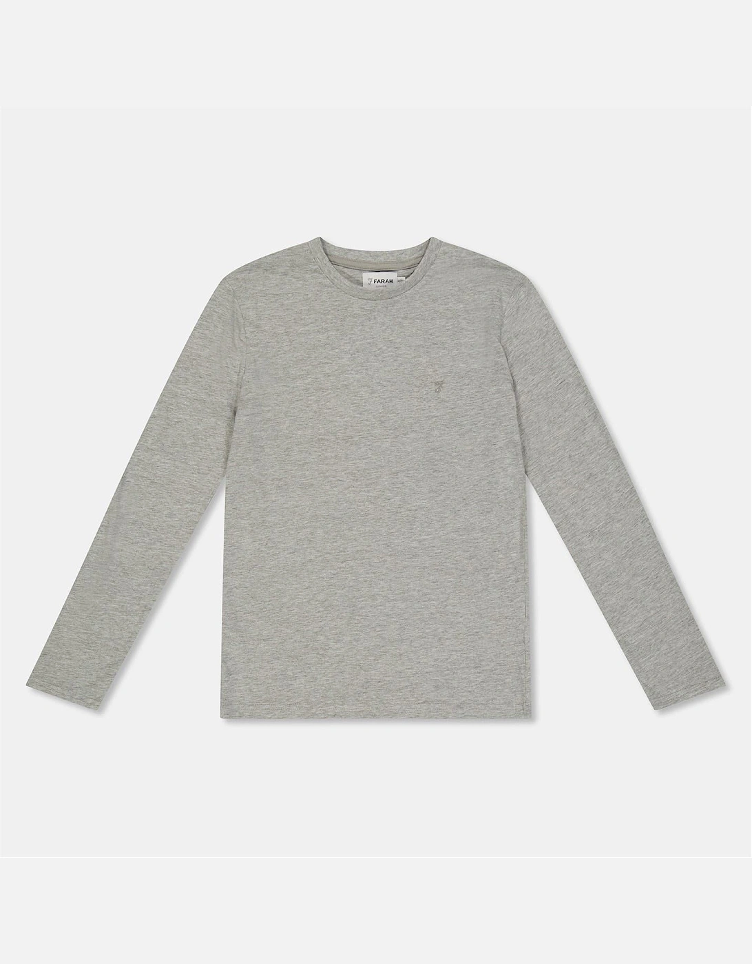 Dnny T Vintage Crew Neck Long Sleeve Jersey T-Shirt