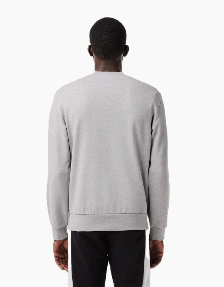 Colour Block Lacoste Lettering Sweatshirt