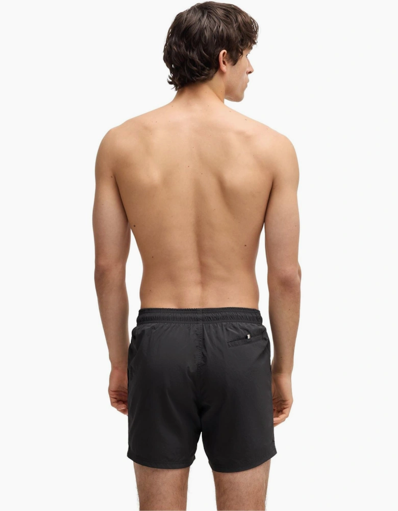 Octopus Swim Shorts With Bold  Branding