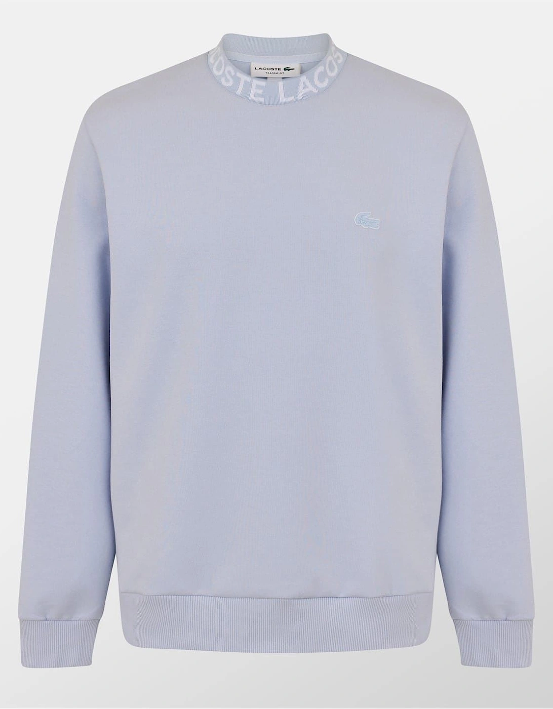 Mock Neck Lacoste Lettering Sweatshirt