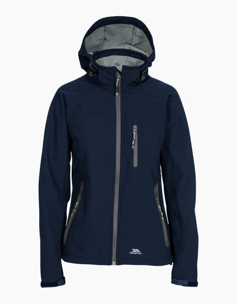 Ellison Hooded Softshell Jacket with Zipped Pocket